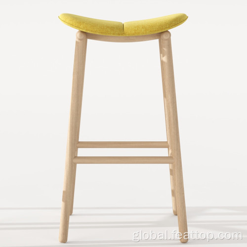 Beverage Shop Music Bar Stool Common Beverage Shop Music Wooden Bar Stool Supplier